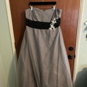 Formal silver dress from Alfredo Angelo Disney fairytale line